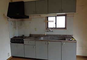 キッチン入替えビフォー